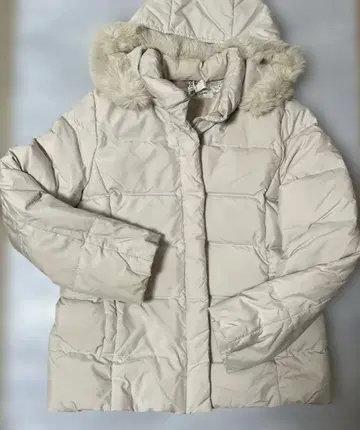 Style com 후드 부착 다운 자켓 (아이보리 11호)