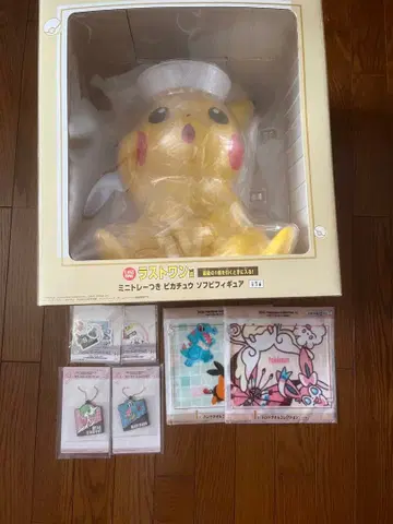 제일복권 포켓몬 라스트 원상 피카츄 소프트 비닐 피규어 덤 포함