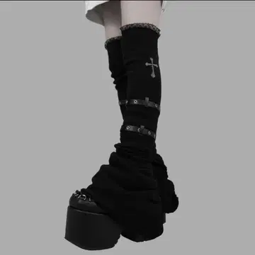 DimMoire 디딤모아르 십자가의 맹세 니하이 워머 블랙