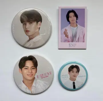 SEVENTEEN 민규 캔뱃지 묶음 판매