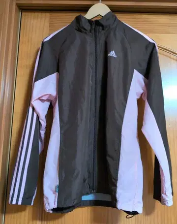 아디다스 저지 브라운 핑크 윈드브레이커