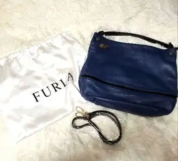 훌라 네이비 백 2way 사선