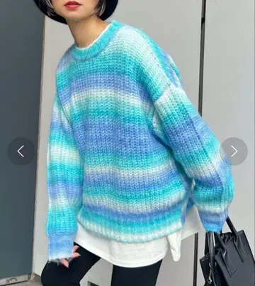 새상품 페이지 보이 니트