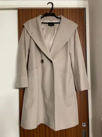 23구 베이지 더블 버튼 코트 38