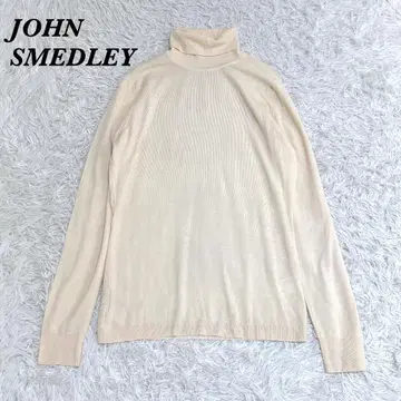 JOHN SMEDLEY 터틀넥 니트 아이보리