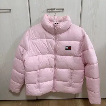 타미힐피거 타미진스 핑크 다운 자켓
