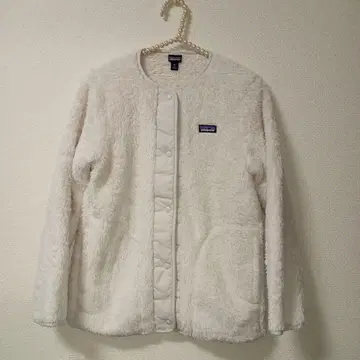 Patagonia 화이트 플리스 유나이티드 애로우즈 그린 라벨