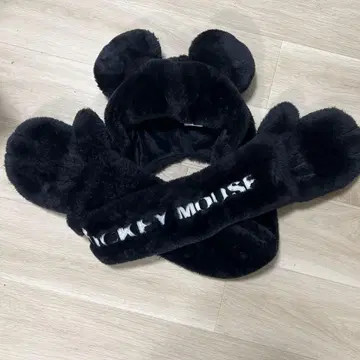 미키마우스 머플러 캡