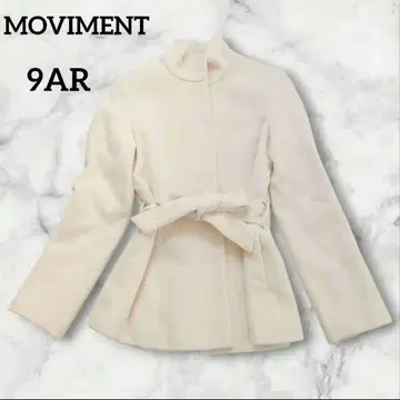모비멘토 아이보리 벨트 울 자켓 엘레강트 9
