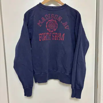 45rpm(45R) 맨투맨 네이비 사이즈 5(XL)