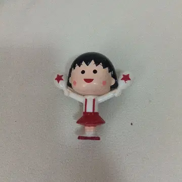 마루코는 아홉살 치어리더 피규어 빨간색과 화이트