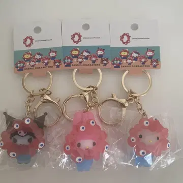 EXPO2025 산리오 미야쿠미야쿠 클리어 컬러 키링