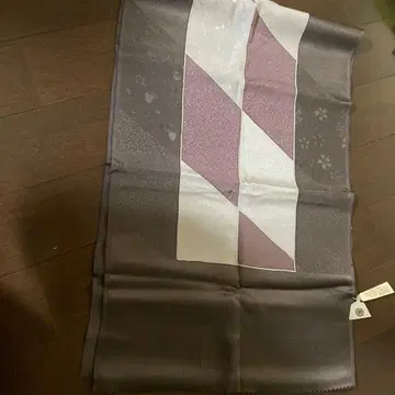 보라색 이중 기모노용 오비 장식 천