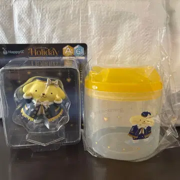 Happy 복권 산리오 폼폼푸딩 A상 피규어 D상 캐니스터