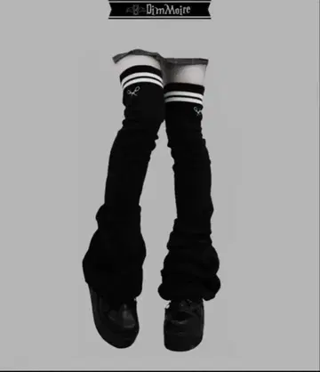 DimMoire 학원 니하이 워머 BLACK