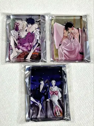 [호타루노 요메이리] 트레이딩 아크릴 블록 3종 세트