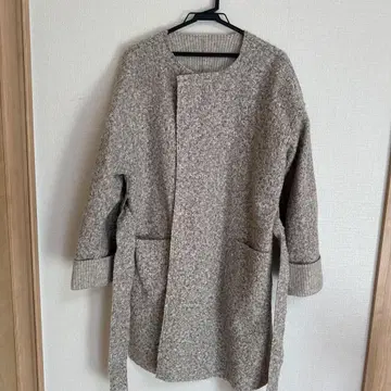 스페치오 노카라 자켓 그레이 계열 울풍 새상품