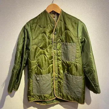 리메이크 밀리터리 퀼팅 자켓 빈티지 여성 사이즈