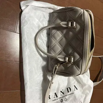 RANDA 퀼팅 숄더백 그레이