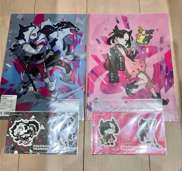 포켓몬 센터 오리지널 포켓몬 트레이너 클리어 파일 & 씰 세트