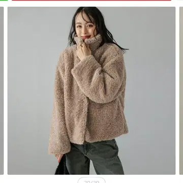 라지엠 자켓 아우터 보아 복슬복슬 숏 기장