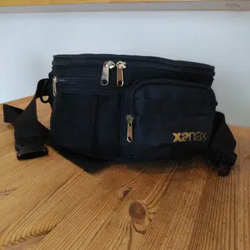 잔탁스 블랙 웨스트 파우치 메쉬 포켓 부착