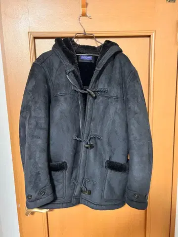 KANSAI JEANS 블랙 더플 코트 L 사이즈