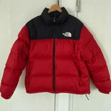 새상품급 The North Face 1996 눕시 us 규격 XL 빨간색