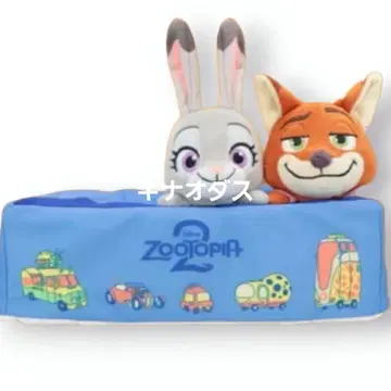 주토피아 2 디오라마 티슈 케이스 닉 주디