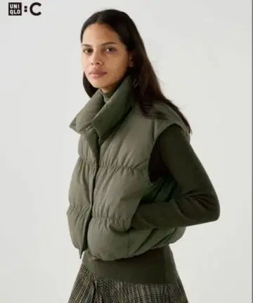 UNIQLO:C 유니클로 크롭 베스트 다운 베스트