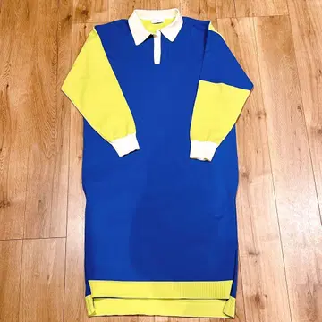 PAGEBOY 폴로 칼라 긴팔 티셔츠 원피스