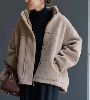 FRAMeWORK 울 보아 스탠드 블루종 36