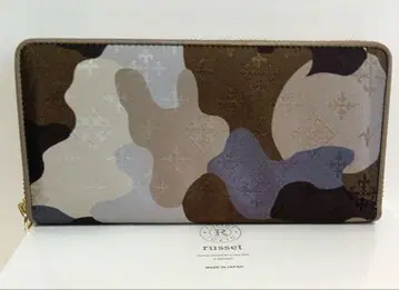 russet 카모 패턴 장지갑 미사용