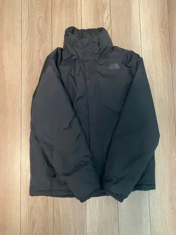 THE NORTH FACE 블랙 자켓 블루종 후드 부착