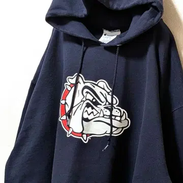 챔피온 곤자가 불독스 후드 맨투맨 네이비 네이비 컬러 XL 구제 의류