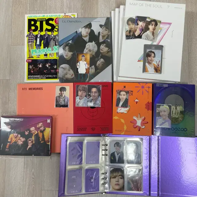 방탄 굿즈 처분 일괄 정국지민윤기석진호석 포카 미공포디비디특전메모리즈