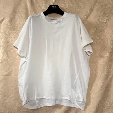 JOURNAL STANDARD 내추럴 오버 티셔츠 화이트 면 티셔츠