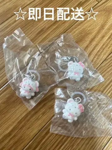 산리오 메지루시 액세서리 포근포근 스노우 키티 마이멜로디