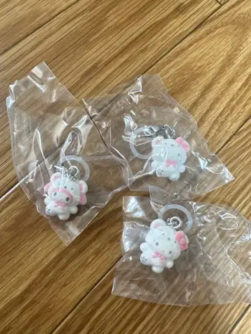 산리오 메지루시 액세서리 포근포근 스노우 키티 마이멜로디