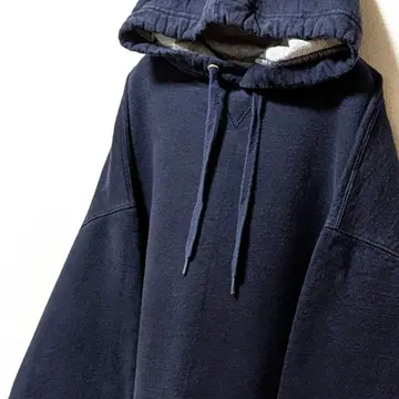 챔피온 로고 자수 후드 맨투맨 네이비 네이비 컬러 XL 구제 의류