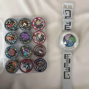 요괴워치 손목시계와 메달