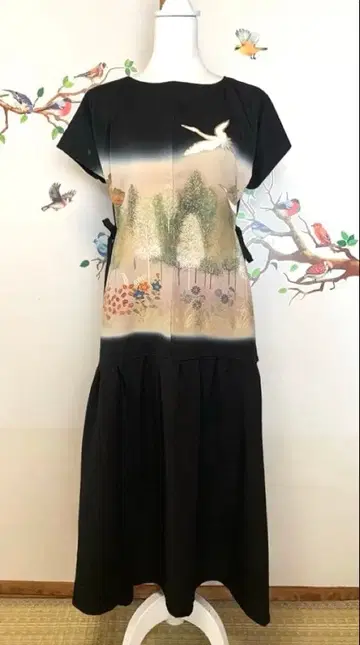 기모노 전례복 리메이크 롱 원피스