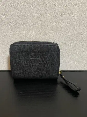 BARCOS 접이식 지갑 코인 케이스 카드 홀더 뱀 모양 블랙 컬러