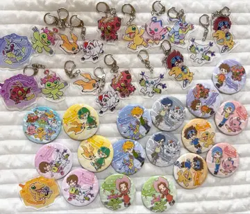 디지몬 캔뱃지 외