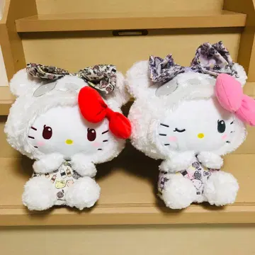 팬더 헬로키티 봉제 인형