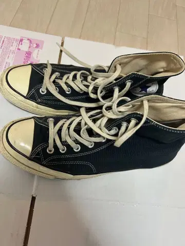 컨버스 하이컷 스니커즈 블랙 척테일러