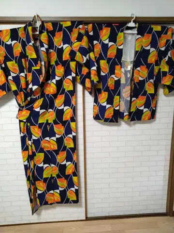 메이센 기모노 겉옷 세트