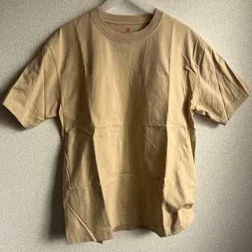 Hanes BEEFY-T 베이지 T셔츠 XL