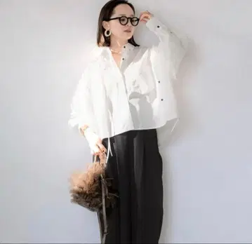 [중고] 언리언스 크롭 셔츠 UNLIENS 다나카 아키코 셔츠