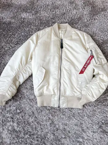 [컨디션 최상] MA-1 ALPHA 아이보리